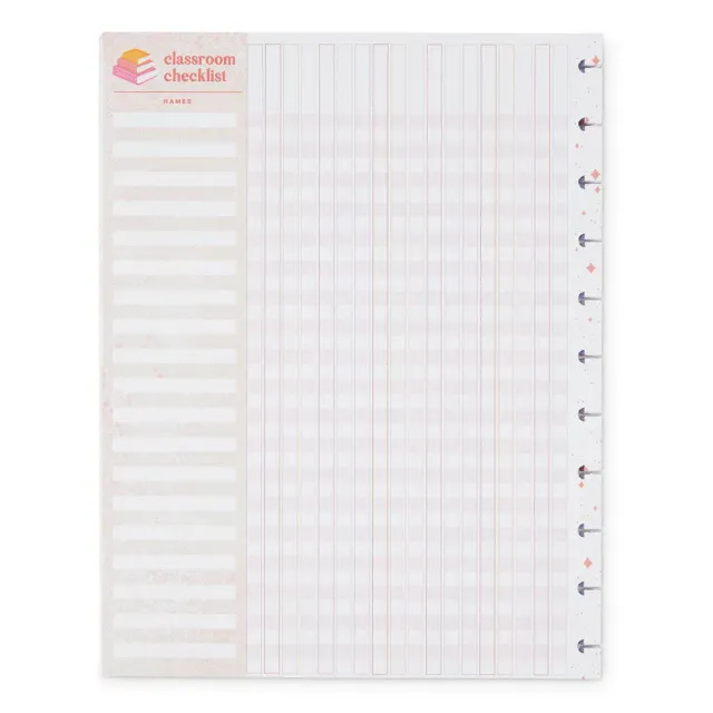 Happy Planner Groovy Day Big papier recharge checklist 40 feuilles