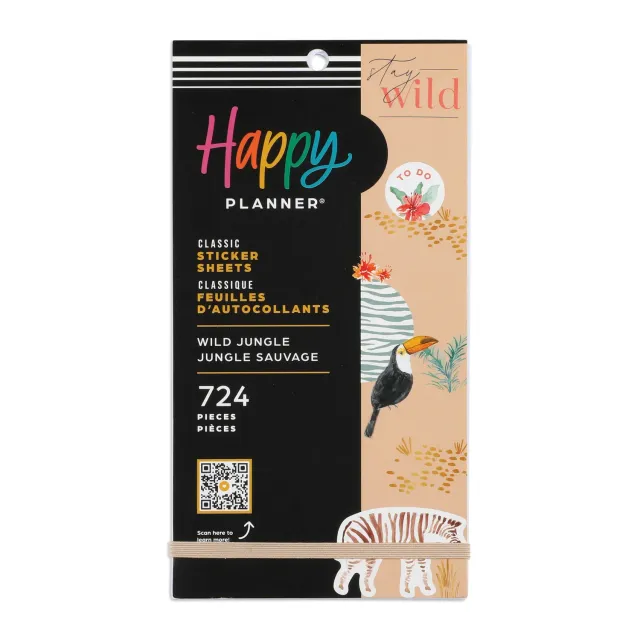 Happy Planner Wild Jungle Value Pack stickers 30 planches