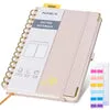 Poprun WH145D journal pointillé rose clair