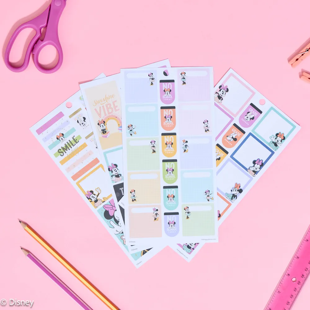 Happy Planner Disney Minnie Mouse stickers teacher Classic 767 pièces