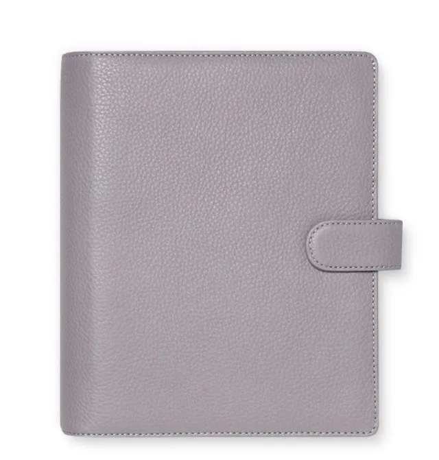 Filofax Norfolk organiseur A5 lavande cuir véritable