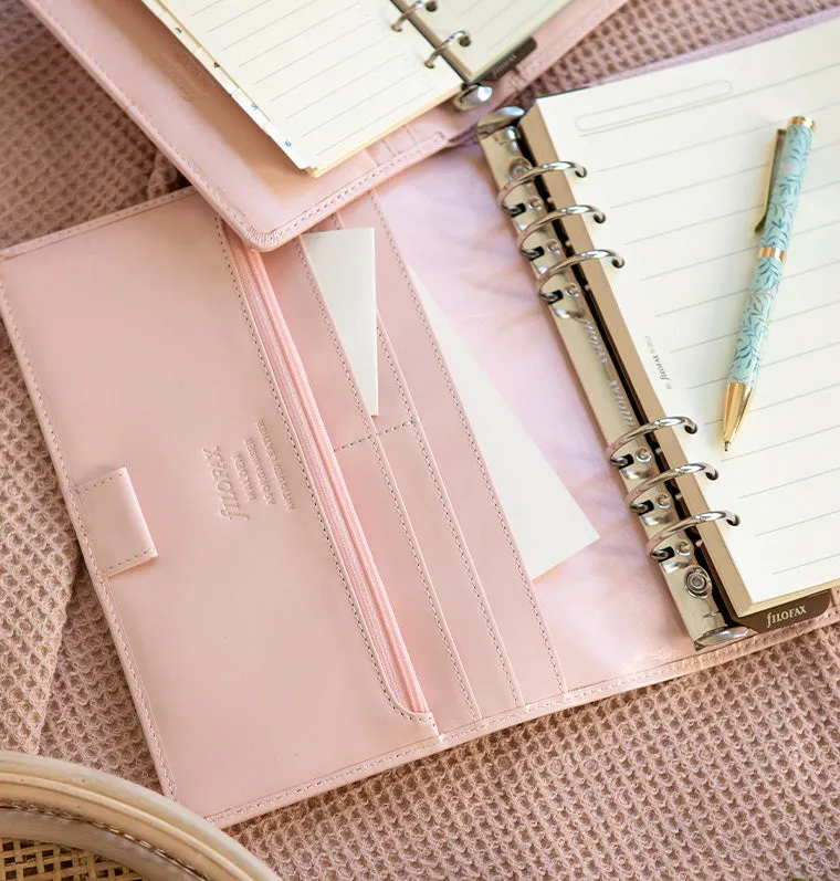 Filofax Malden organiseur A5 cuir rose véritable
