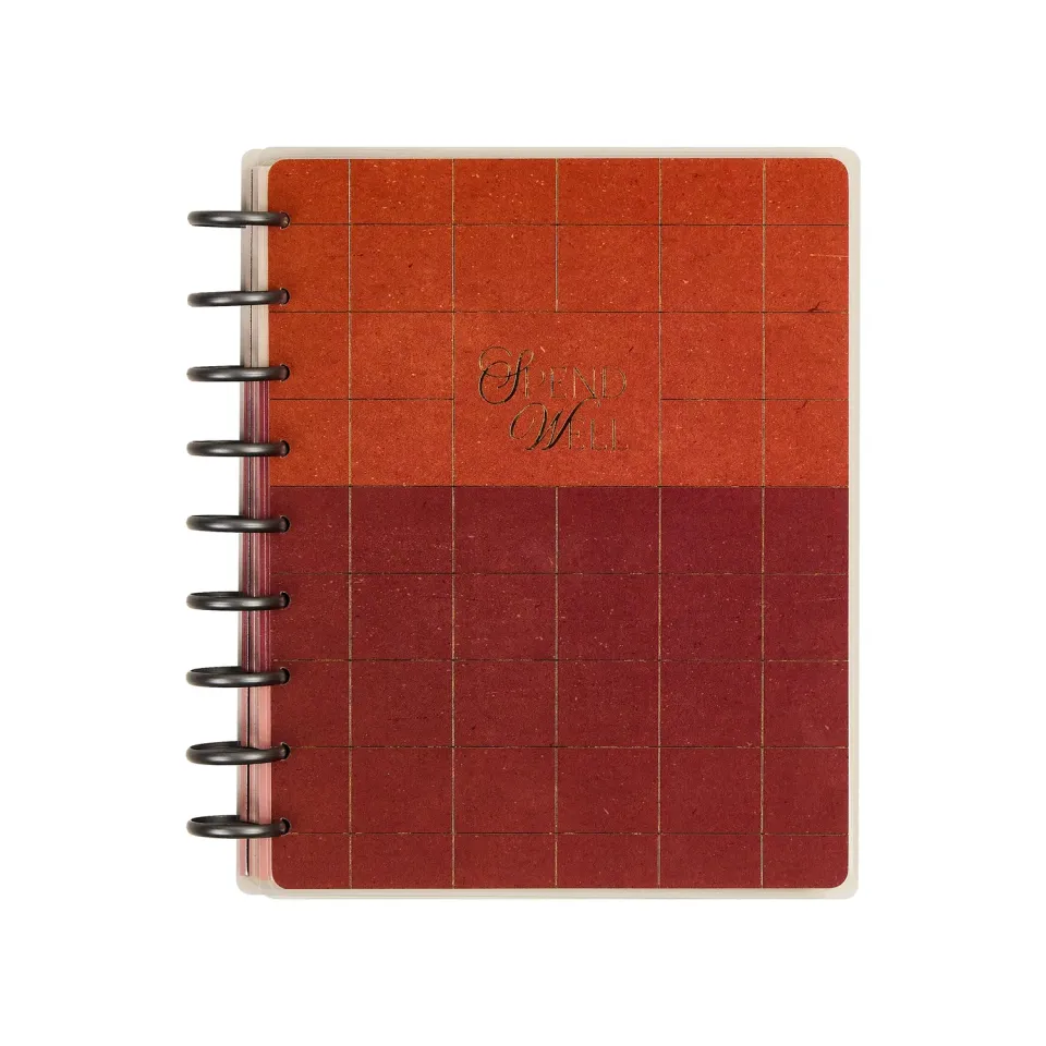 Happy Planner Amber Oak journal budget guidé 80 feuilles