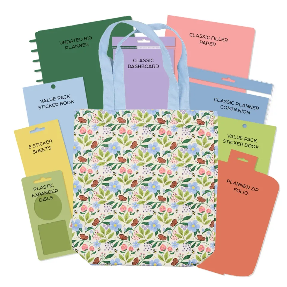 Happy Planner Buzzy Garden box surprise planning 9 pièces