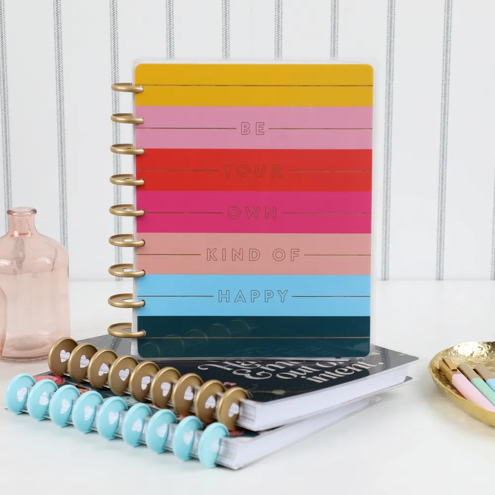 Happy Planner Bright & Fun Classic agenda non daté 12 mois vertical