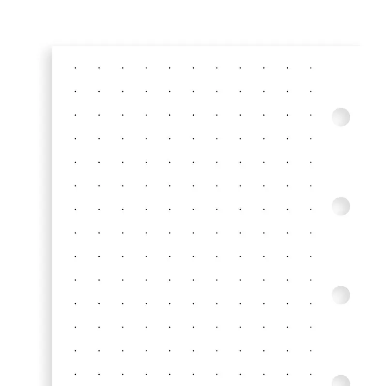 Filofax Mini recharge pointillée bullet journal