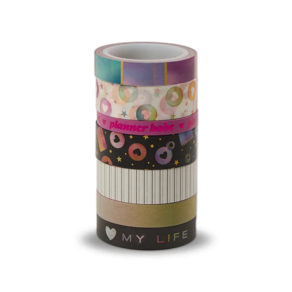 Happy Planner 10 Years of Happy washi tape 7 rouleaux