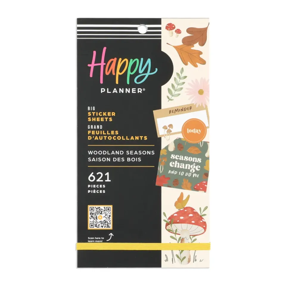 Happy Planner Woodland Seasons Big stickers 621 autocollants saisons