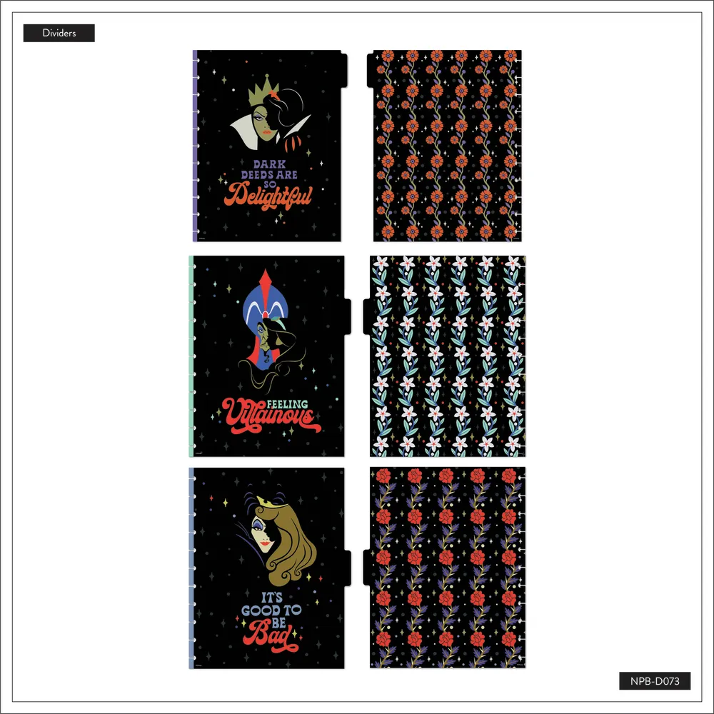 Happy Planner Disney Good vs Evil carnet ligné Big 60