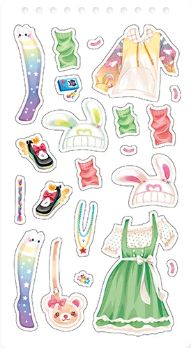 Frigobloc Mode Academy Manga carnet créatif 180 stickers bracelet