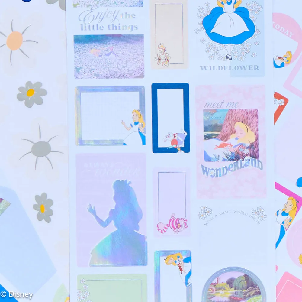 Happy Planner Alice Curious stickers Classic 508 Disney