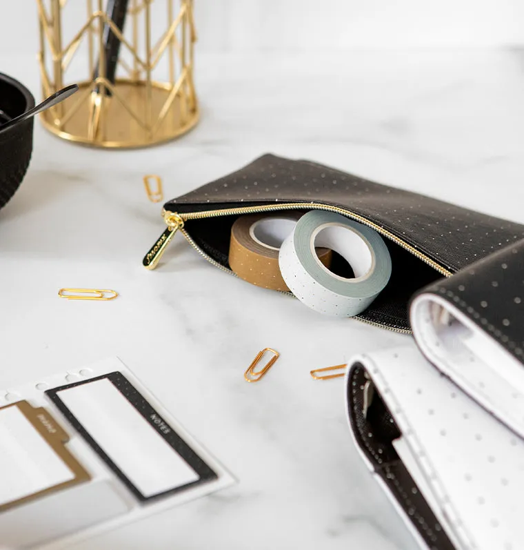 Filofax Moonlight pochette zippée A5 Personal à anneaux