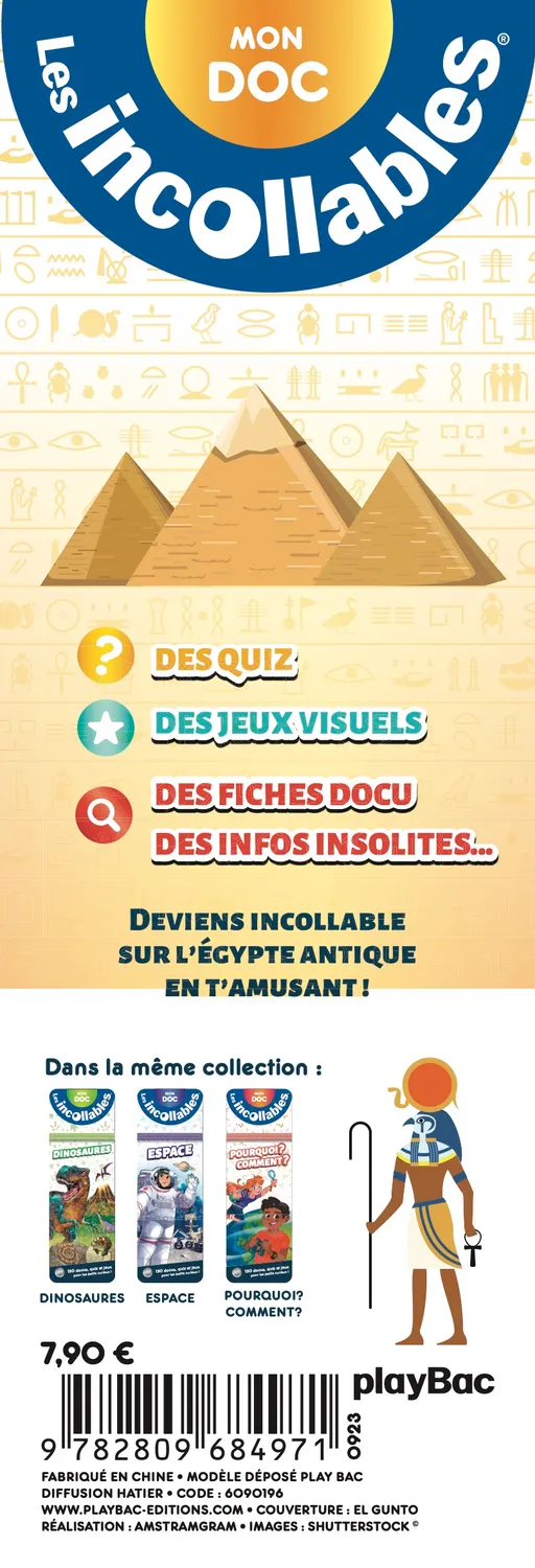 Frigobloc Les Incollables éventail Passion Égypte quiz