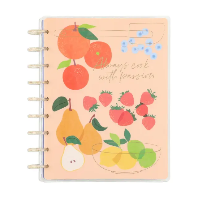 Happy Planner Cooking 101 organiseur recettes classic 81 feuilles