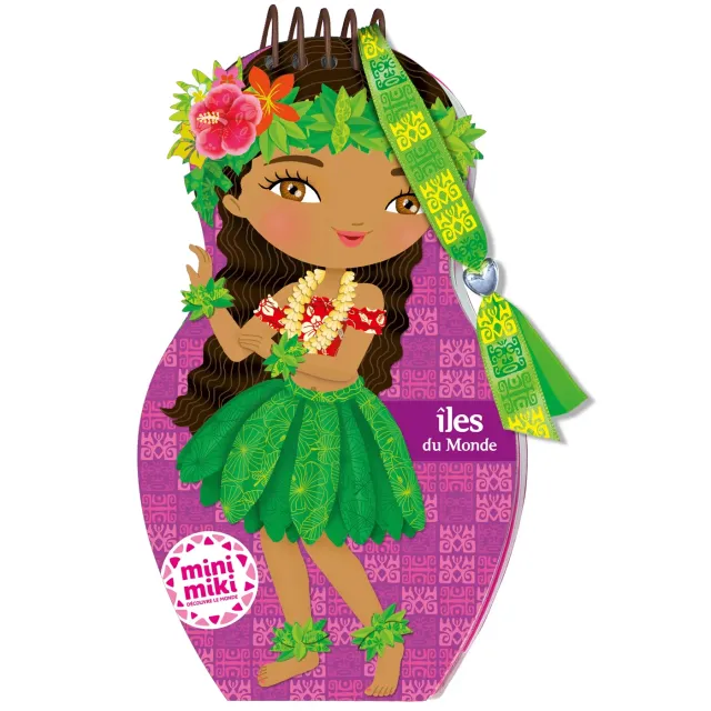Frigobloc Minimiki Îles du monde carnet créatif stickers