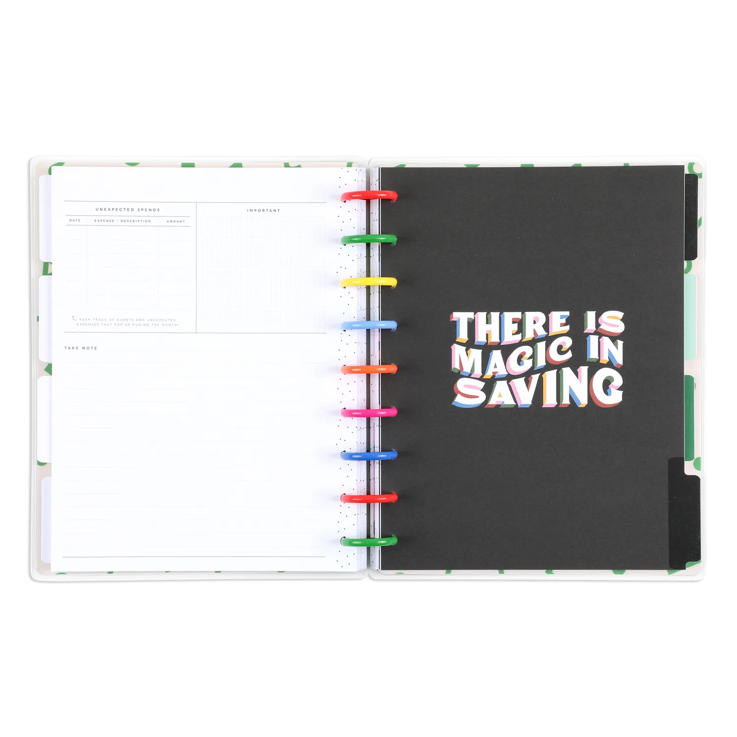 Happy Planner Big Dollar Energy agenda budget Classic non daté
