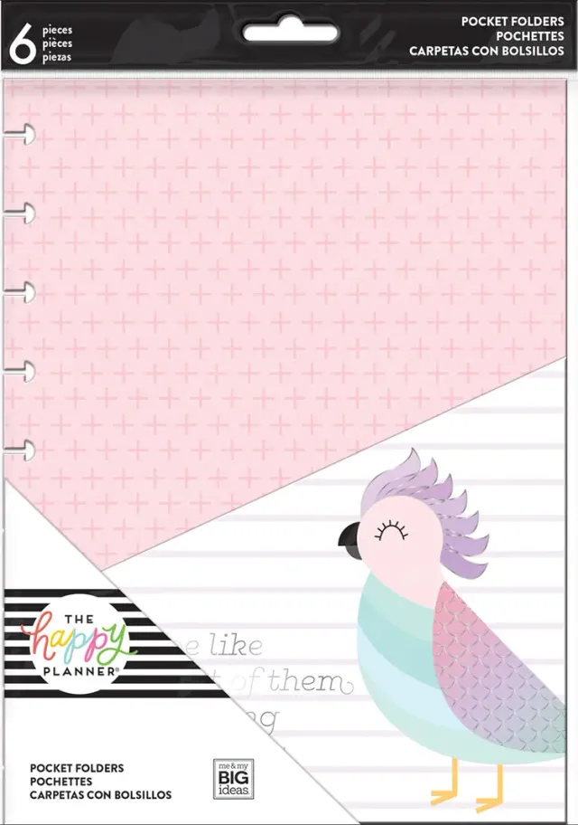 Happy Planner Yay For Today pochettes Classic lot 6 étudiant