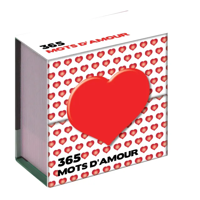 Frigobloc 365 mots d'Amour mini calendrier citations tendres