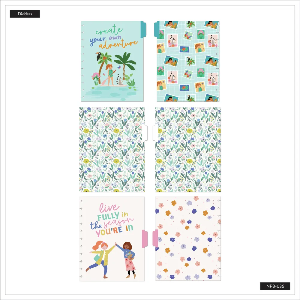 Happy Planner Squad Goals grand carnet disques Big 60 pointillé