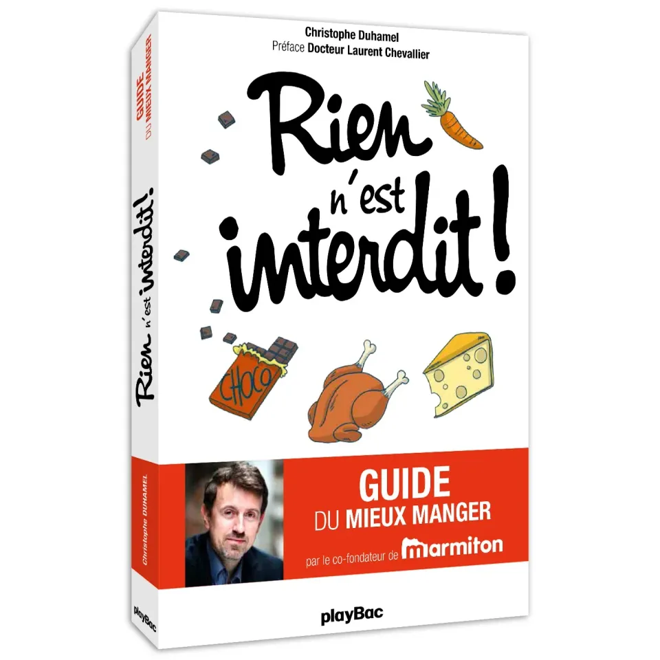 Frigobloc Rien n’est interdit beau livre régimes Marmiton