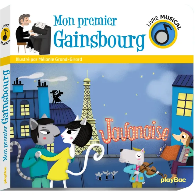 Frigobloc Mon premier Gainsbourg livre musical bébé