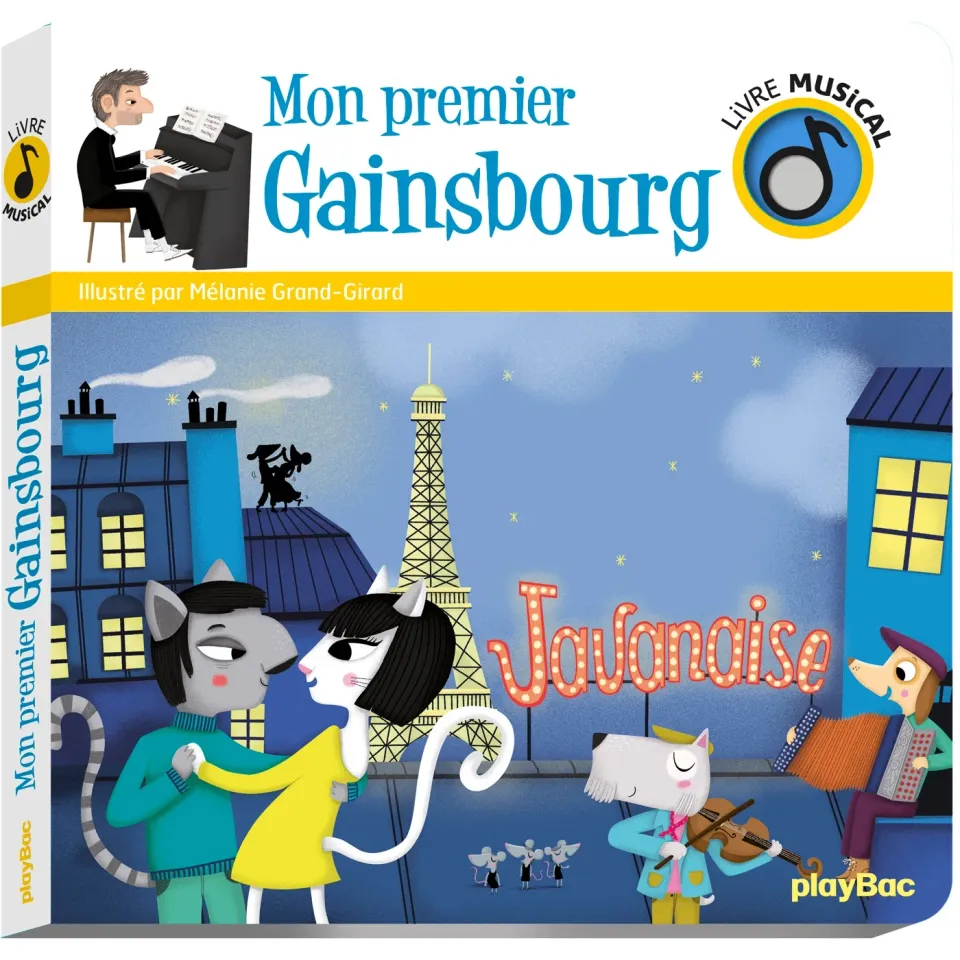 Frigobloc Mon premier Gainsbourg livre musical bébé