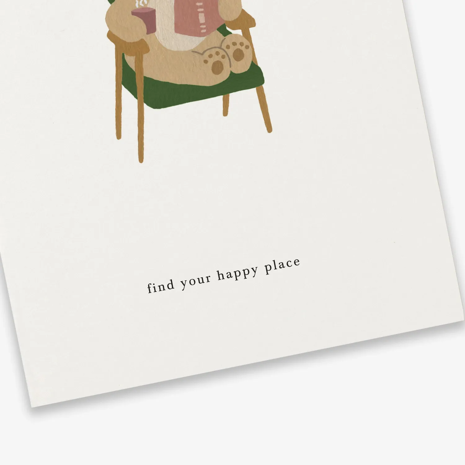 Kartotek Reading Bear carte remerciement ours