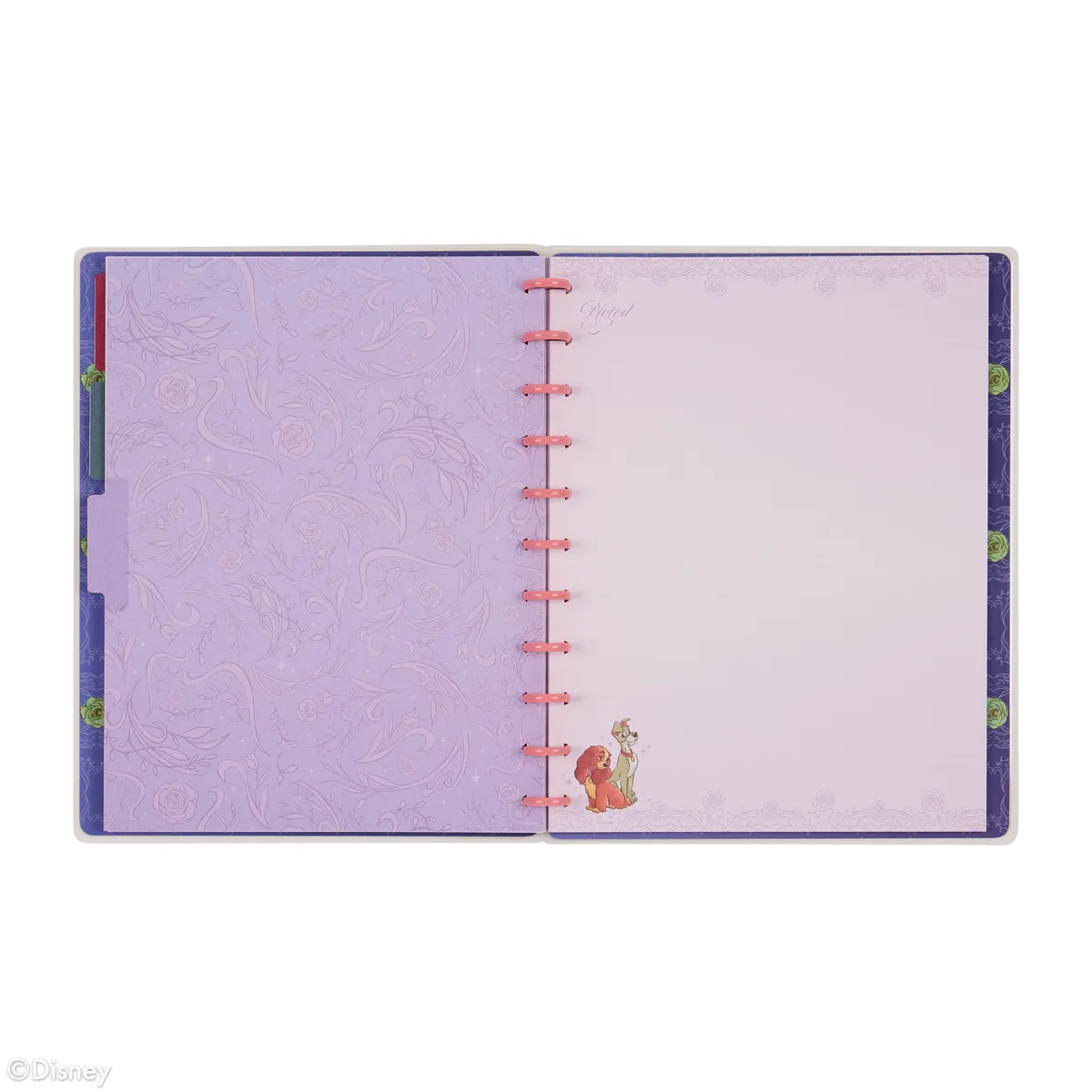 Happy Planner Disney Lady Tramp Big carnet pointillé 60 feuilles