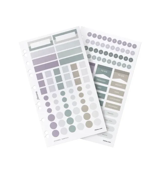 Filofax Norfolk autocollants 387 stickers repositionnables