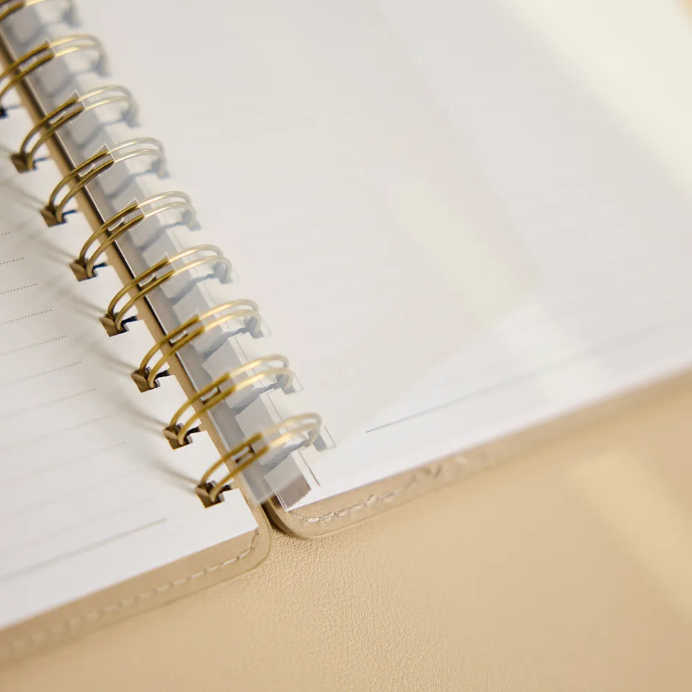 Me & my big ideas Citrine carnet à spirale Mocha Classic simili cuir