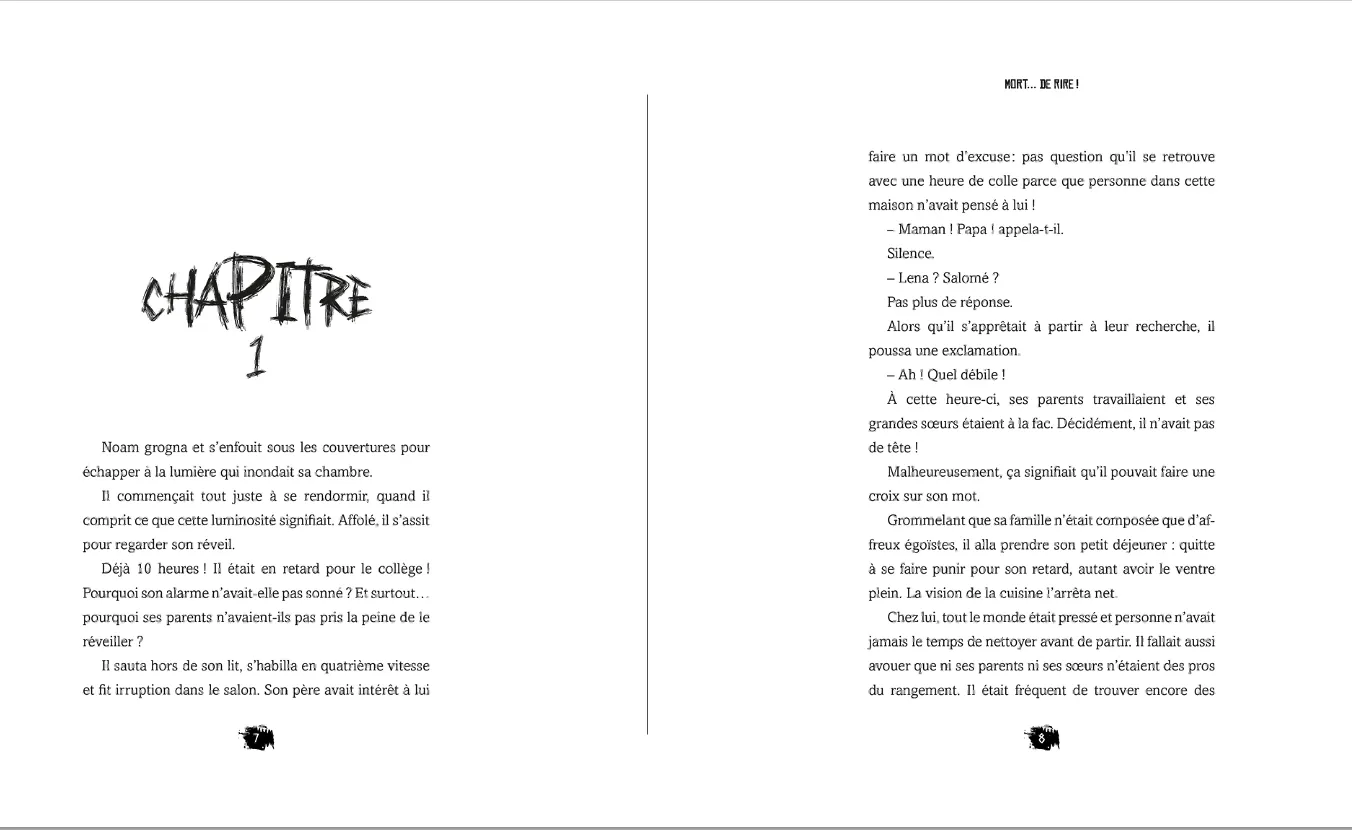 Horror Games Mort de rire Tome 3 roman monstres dès 9 ans