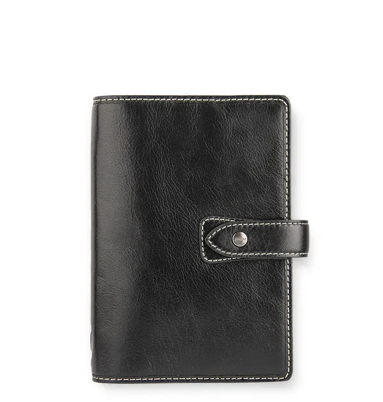 Filofax Malden organiseur Personal cuir noir buffle