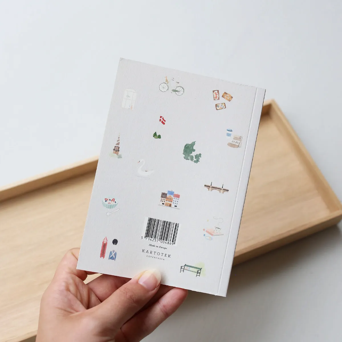 Kartotek Denmark carnet poche ligné Danemark souple