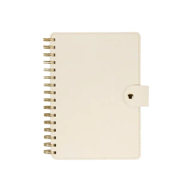 Happy Planner Citrine 2027 agenda spirale A5 ivoire lundi