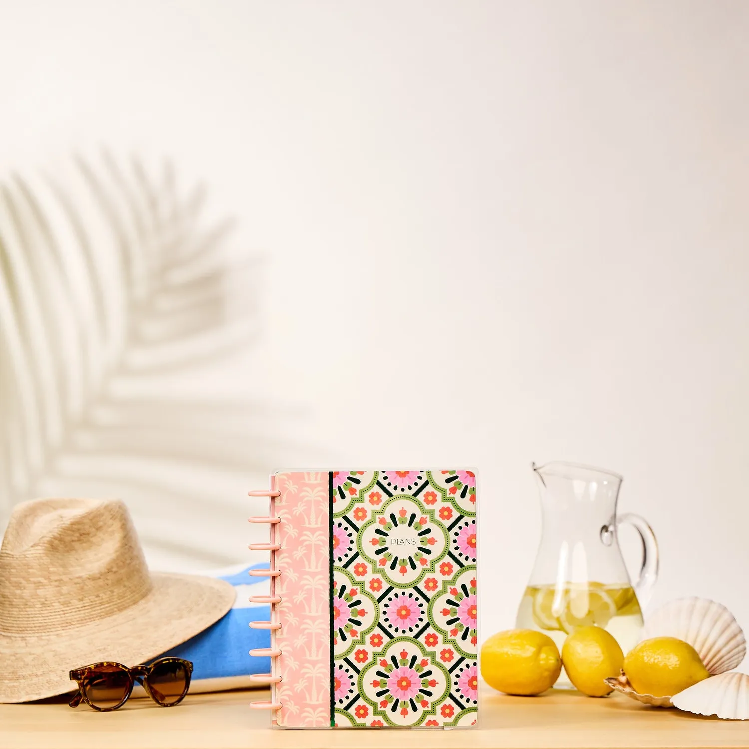 Happy Planner Palm Beach agenda non daté Classic checklist 12 mois