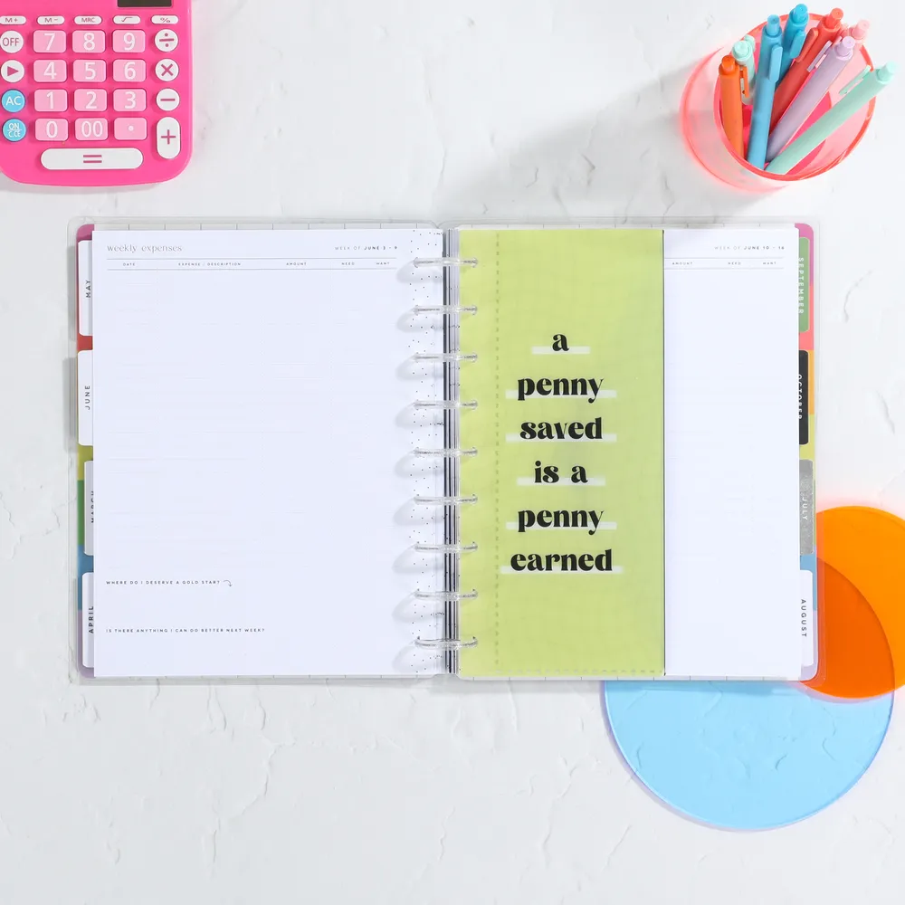 Happy Planner Bright Budget enveloppes Classic x3 budget