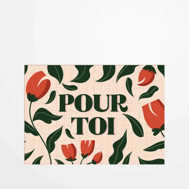 My365 Eva Corbisier Pour toi carte postale
