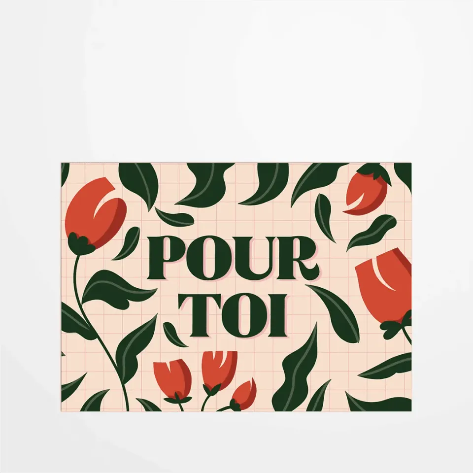 My365 Eva Corbisier Pour toi carte postale