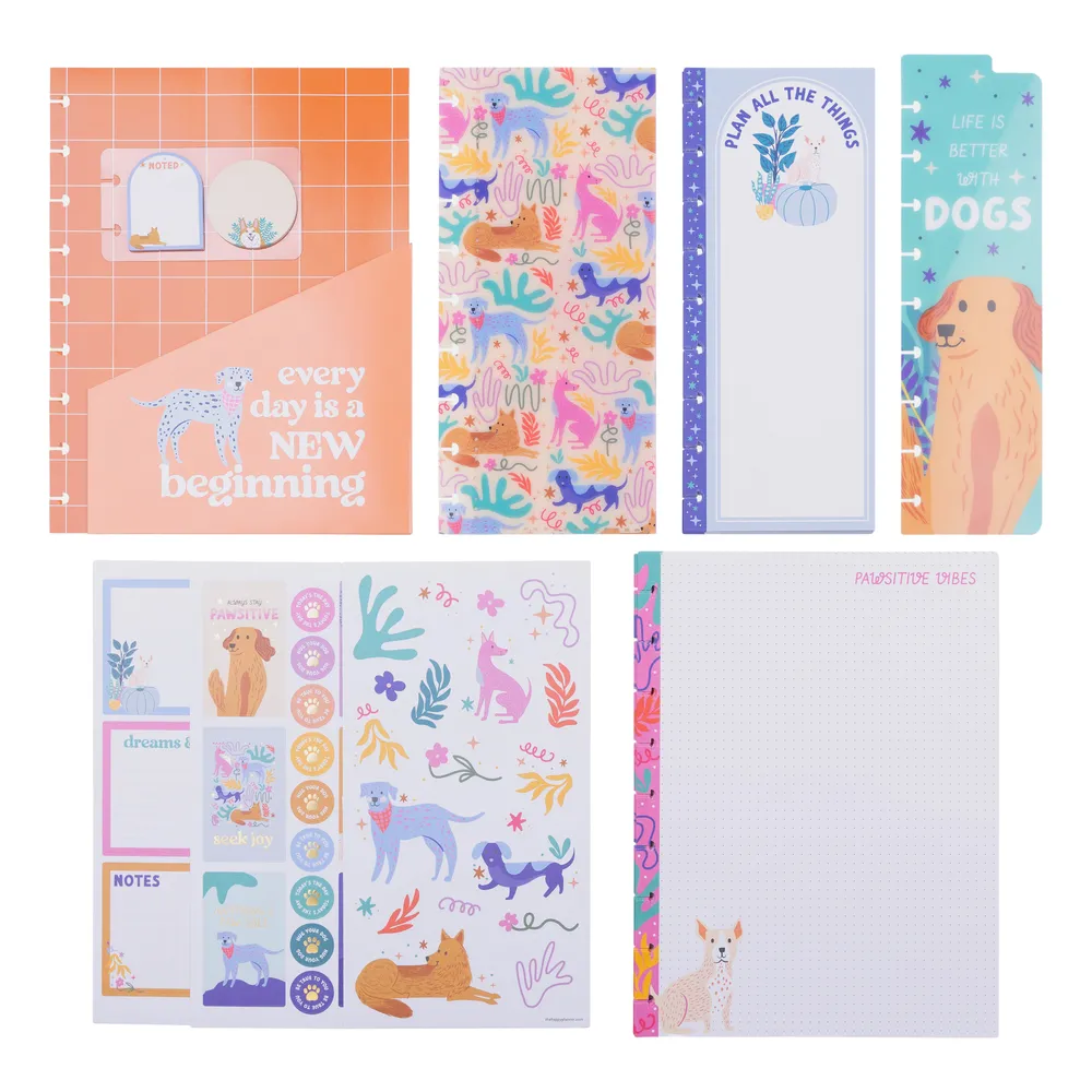 Happy Planner Playful Pups Classic kit accessoires chien