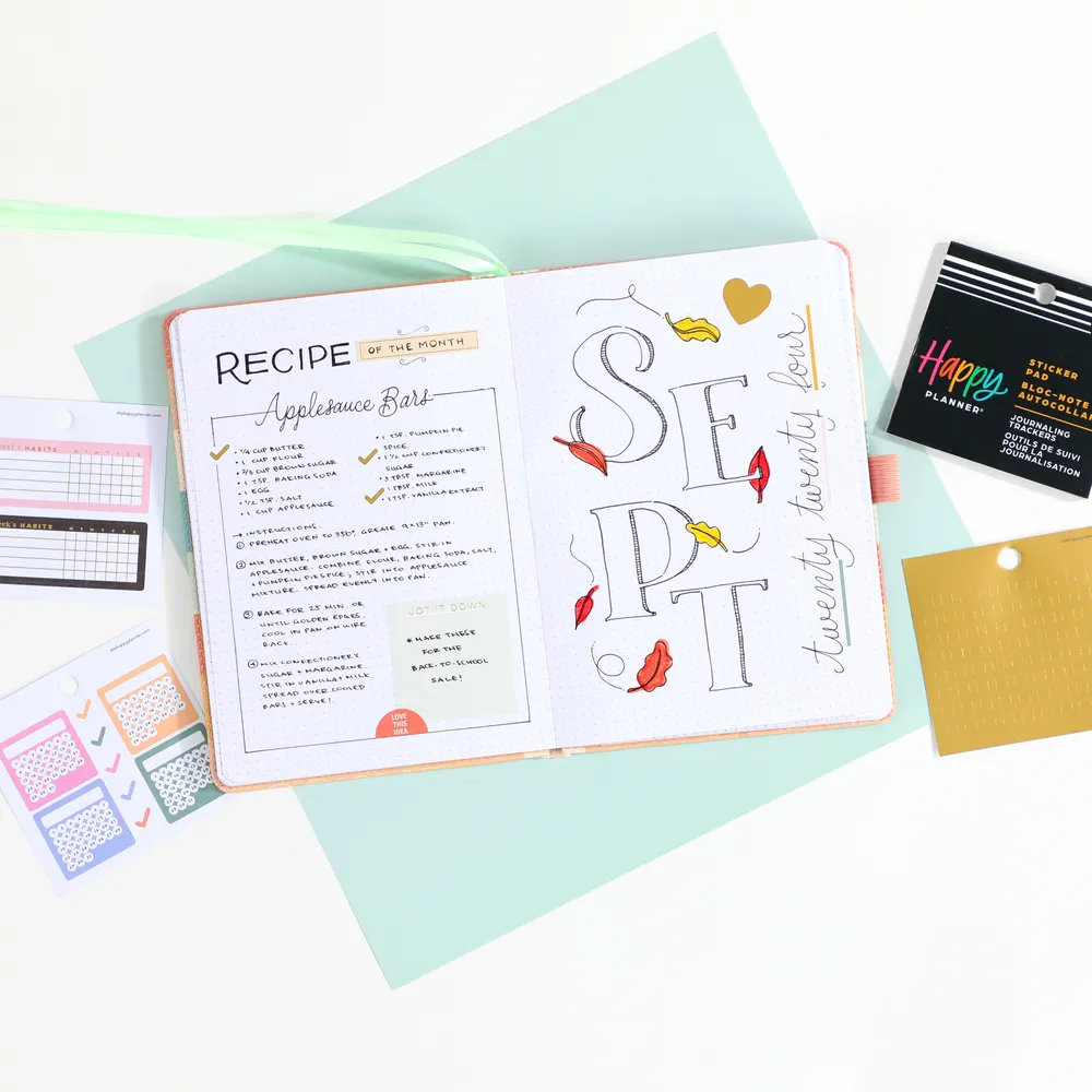 Happy Planner Journaling Trackers mini stickers 752 pièces