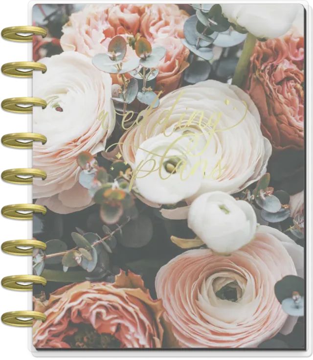 Happy Planner Wedding Plans agenda mariage Classic non daté