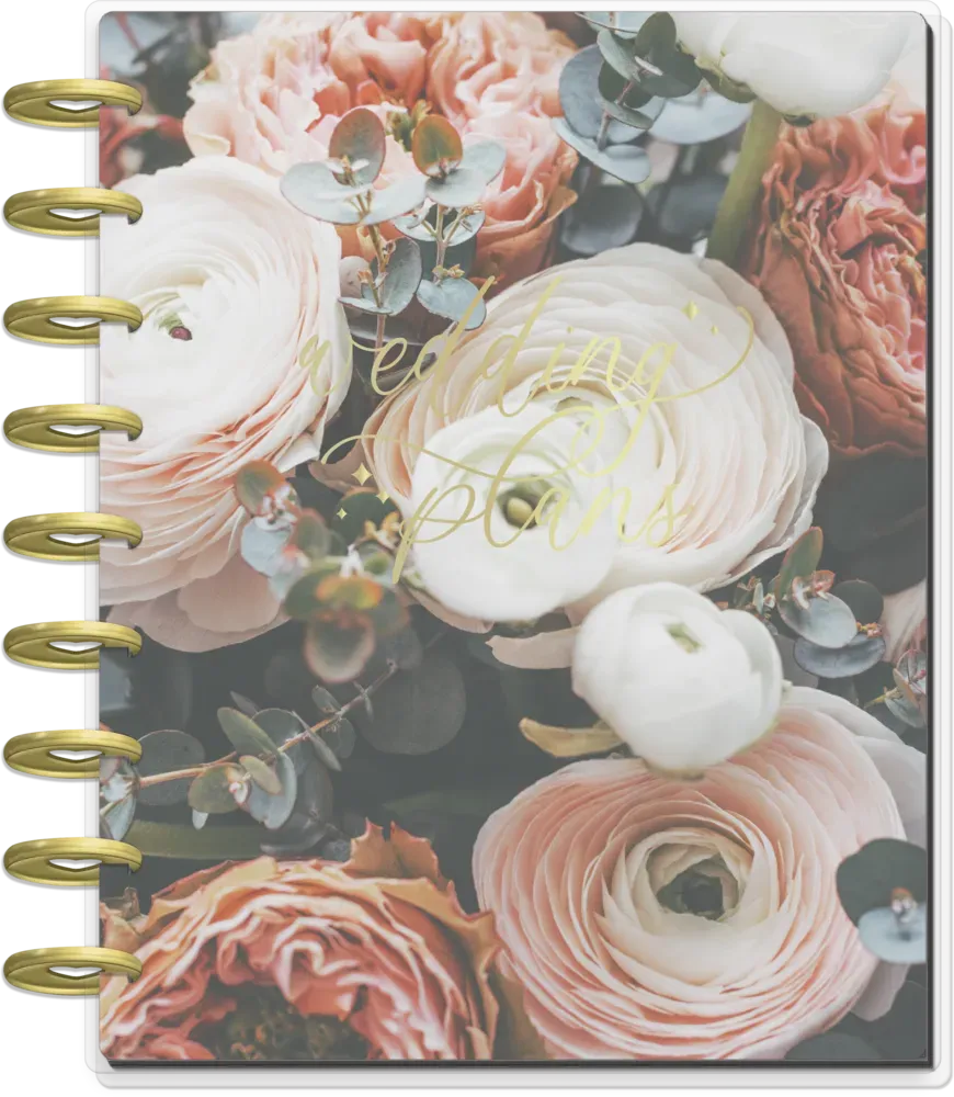 Happy Planner Wedding Plans agenda mariage Classic non daté