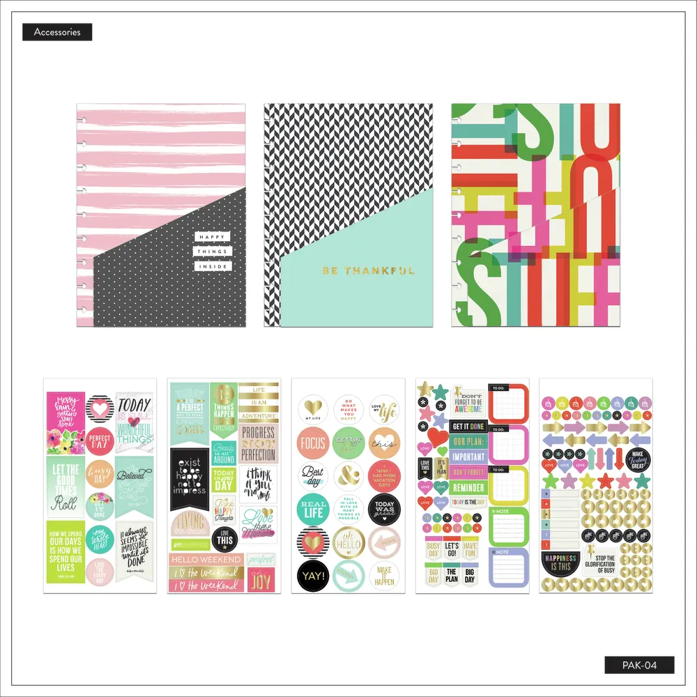 Happy Planner Love Your Life pack accessoires Classic