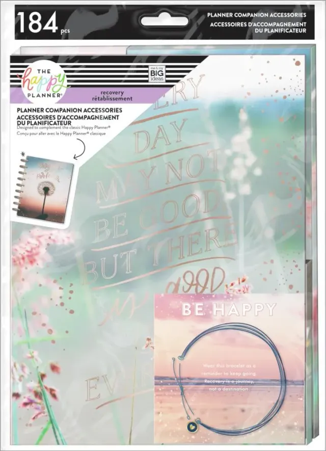 Happy Planner Recovery Progress compagnon Classic accessoires bien-être
