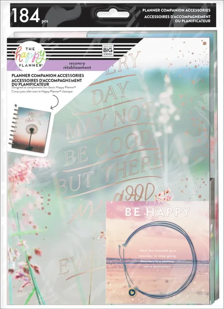 Happy Planner Recovery Progress compagnon Classic accessoires bien-être