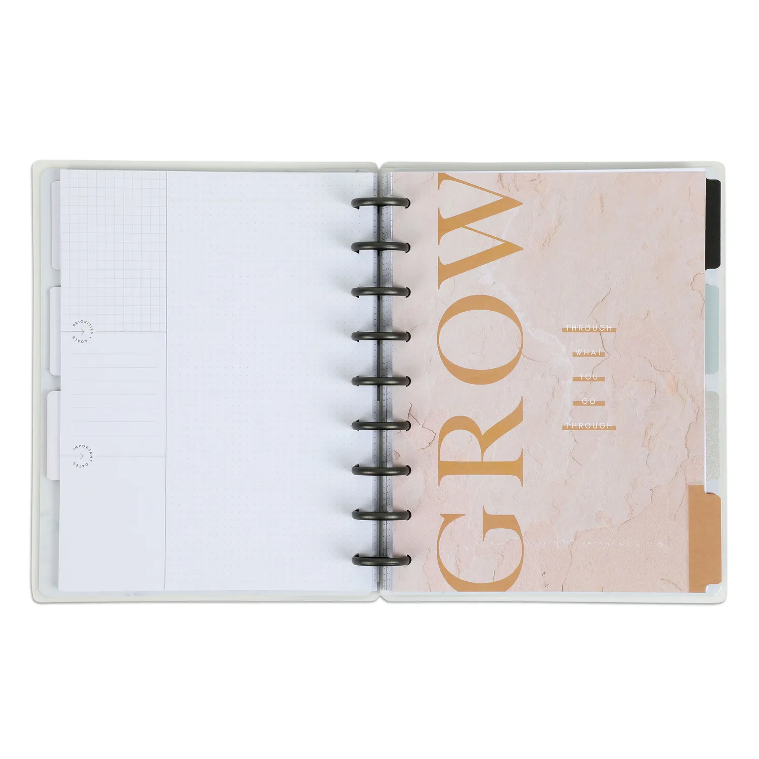 Happy Planner Watercolor agenda non daté classique horizontale