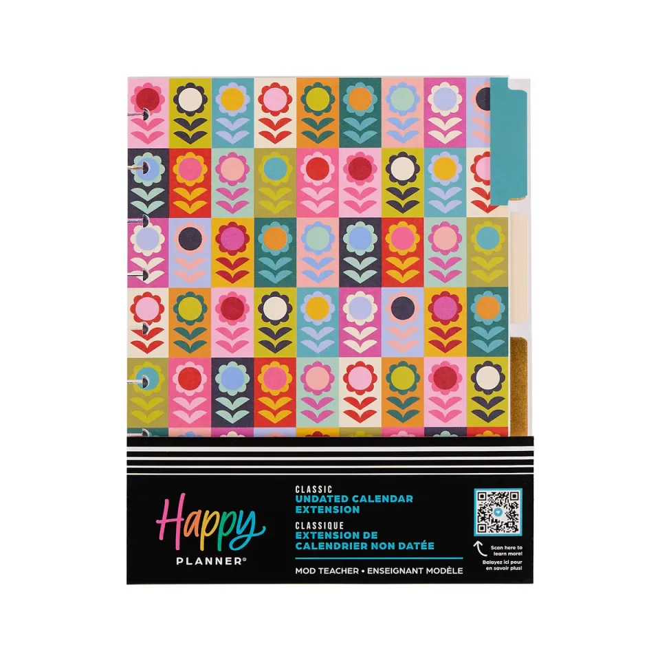 Happy Planner Mod Teacher extension classic 6 mois 501 pcs
