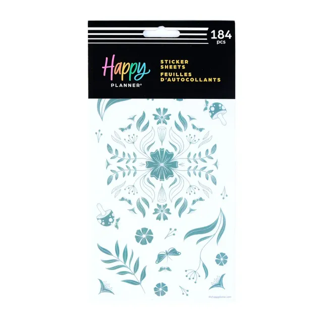 Happy Planner Woodland Whispers stickers 10 feuilles