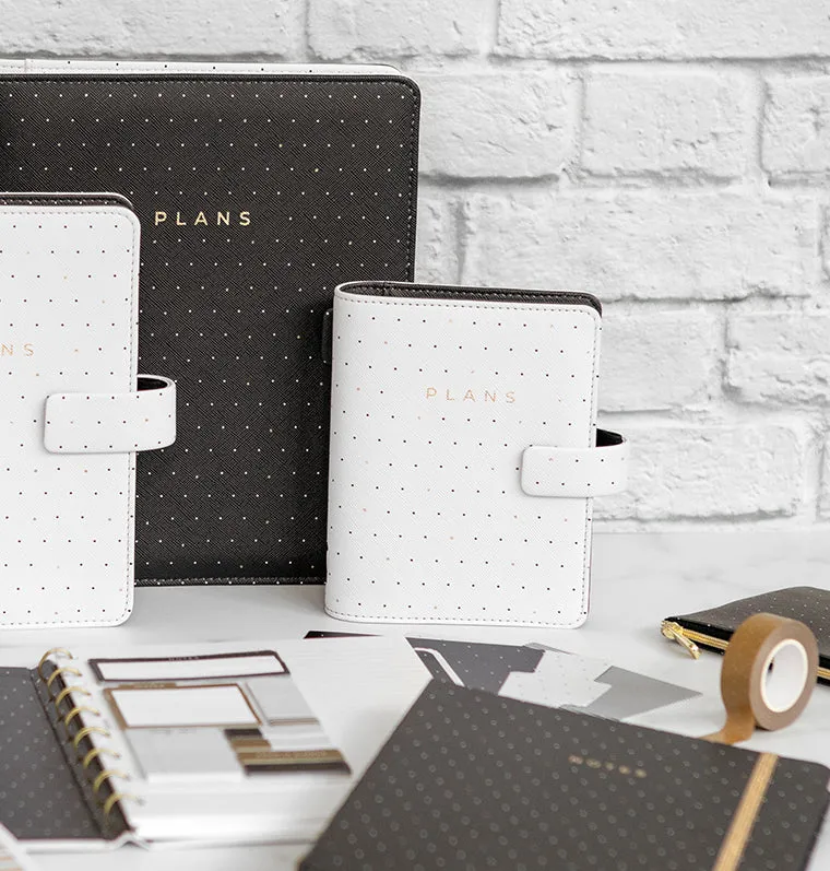 Filofax Moonlight organiseur pocket blanc doré