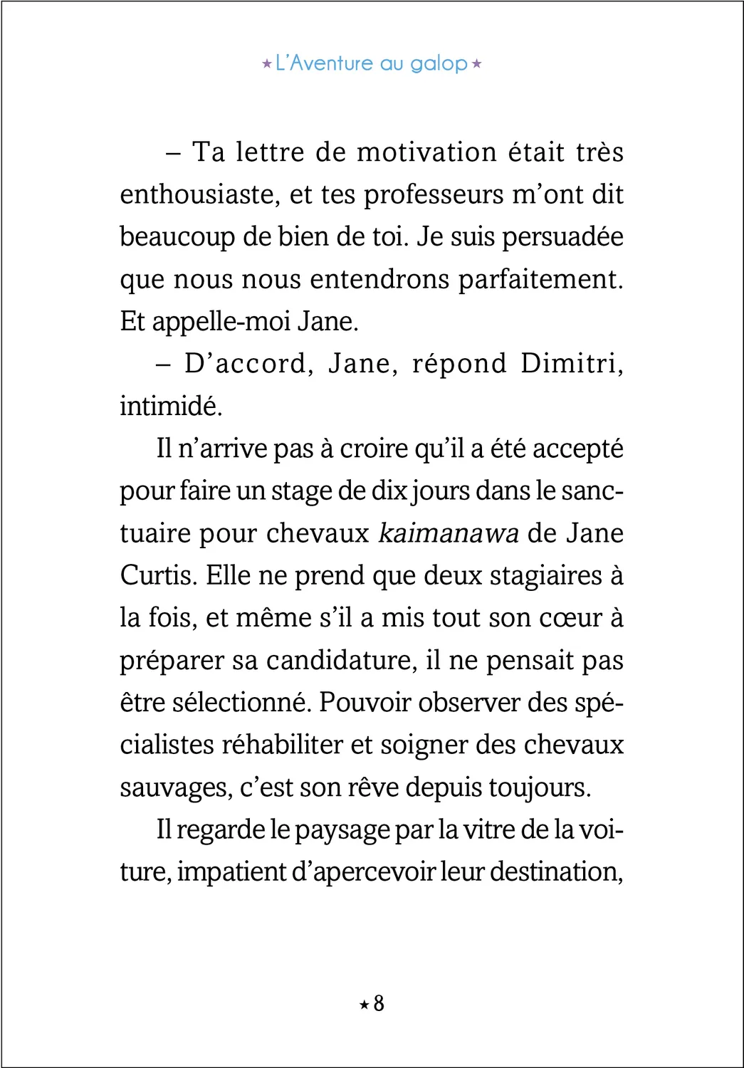 Frigobloc L'Aventure au Galop Tome 3 roman étalon solitaire 8 ans